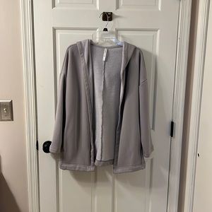 Fabletics Small oversized grey hoodie